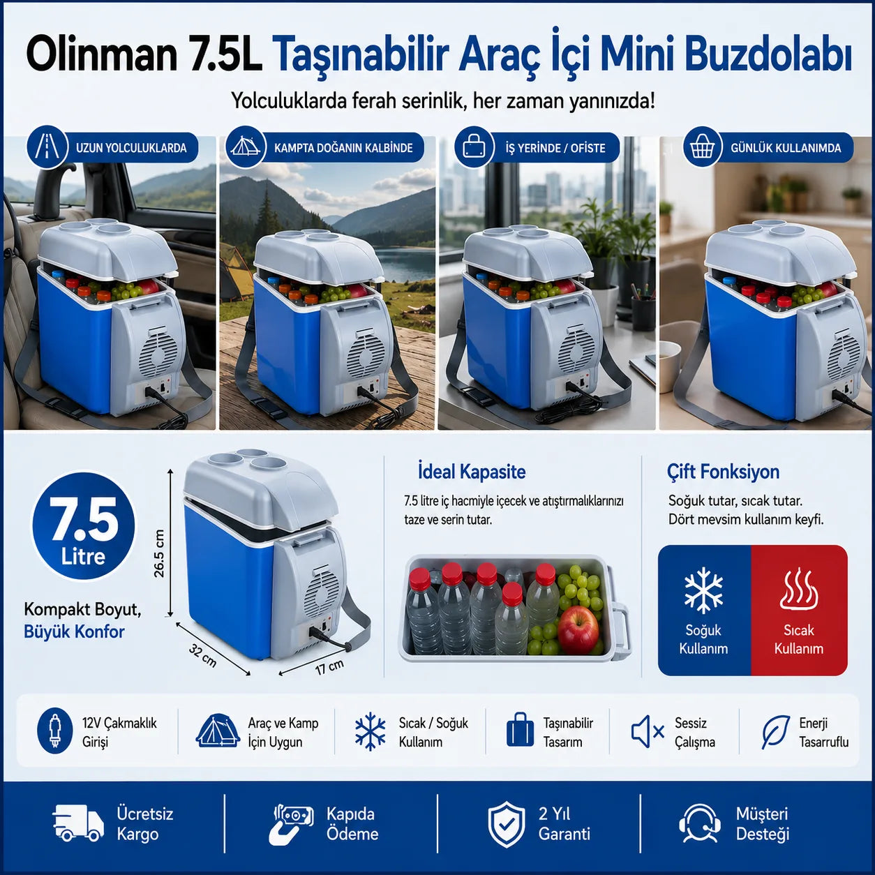Olinman Araç Buzdolabı