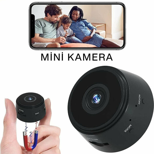 Şarjlı HD Mini Kamera – Araç İçi Kullanıma Uygun Kompakt Kamera